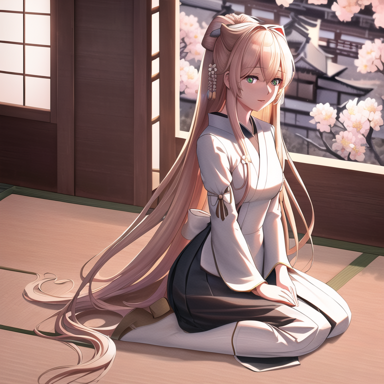 HashigoRh's tweet photo. Happy new year 
#DDLC 
#Monika 
#AIイラスト https://t.co/h7xfbrZrc9