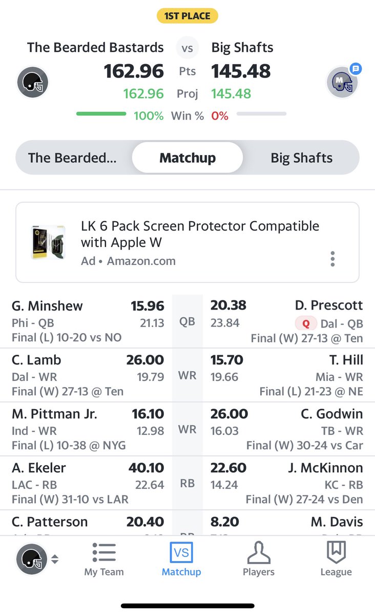 ASurlyBastard's tweet photo. @TheFFBallers Thank you guys for all your help this season! #footclantitle https://t.co/YEezOr4glA