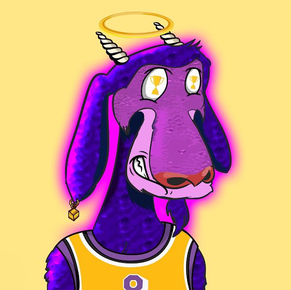 BigBucksNFT11's tweet photo. Spent the morning going through my Goatz and creating some more masterpieces through the forge.

Since AUGUST 2021 the Goatz have been able to pick and choose traits with two owned goatz to create your perfect Goat like the boss MJ, Tiger, &amp; Kobe goat below.  Pretty incredible. https://t.co/BXkHhLpCOZ