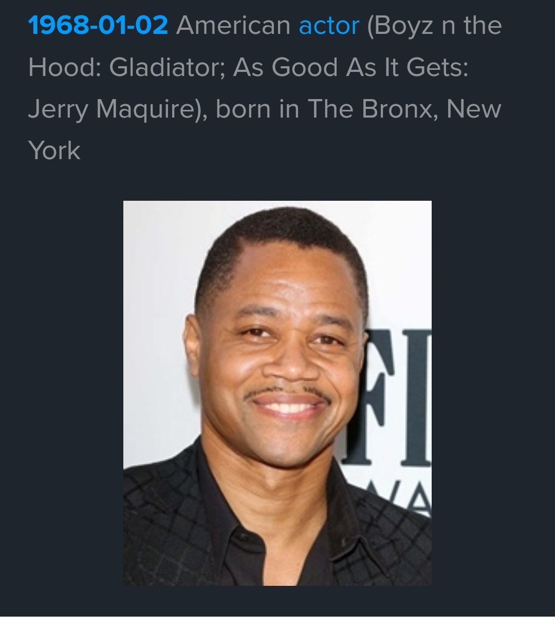 Happy 55th birthday to Cuba Gooding Jr  