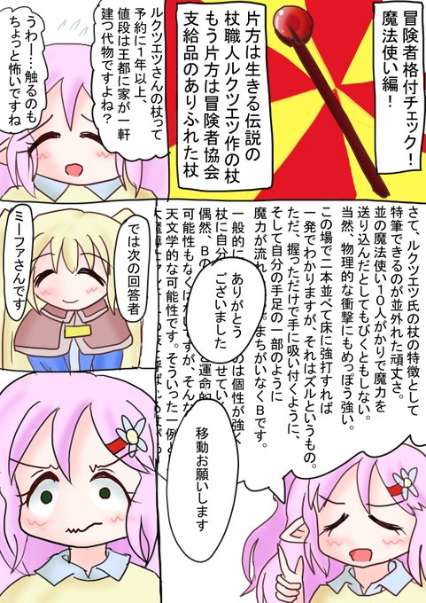 冒険者格付チェック
その後どうなったかは想像にお任せします 