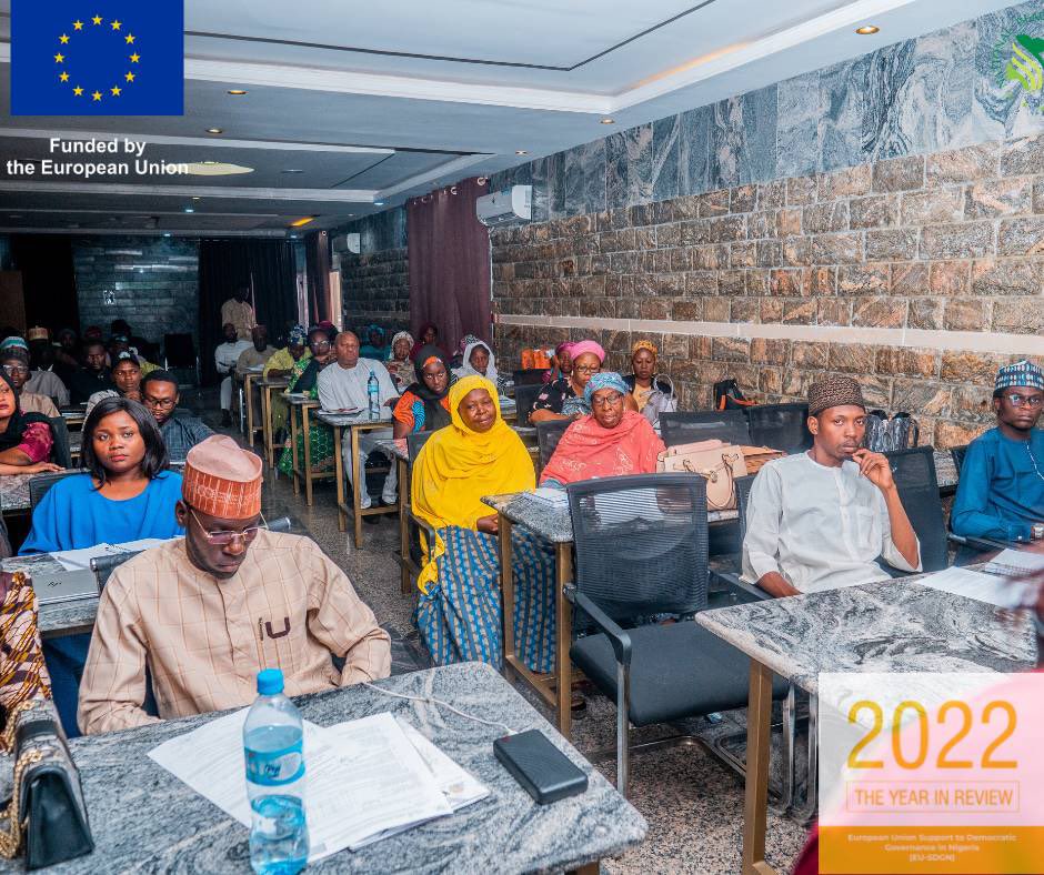 EU_SDGN's tweet photo. 2/

The training also focused on helping the participants to understand the mandate and functions of the #NationalPeaceCommittee, as well as the concepts, model, laws, and their application to Nigeria’s electoral process; 

#YearInReview
#EU4DemocracyNG
#EU4Democracy
#EUinNigeria https://t.co/xc58w4IR8k