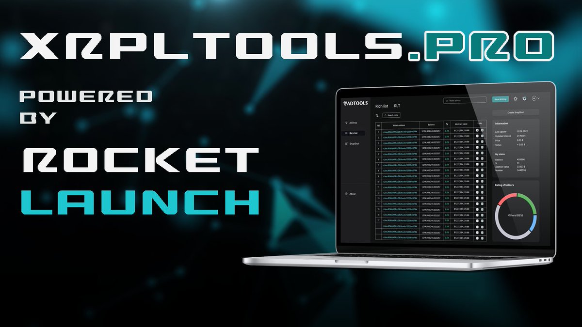🔥 LAUNCHING GIVEAWAY 🔥

In honor of the launch xrpltools.pro we decided to hold a giveaway.

RULES:

1⃣ Like &amp; Retweet
2⃣ Tag your favourite XRPL project
3⃣ Tag 3 friends

⏳ 48 H
🏆 5 winners
💰 10 XRP each
