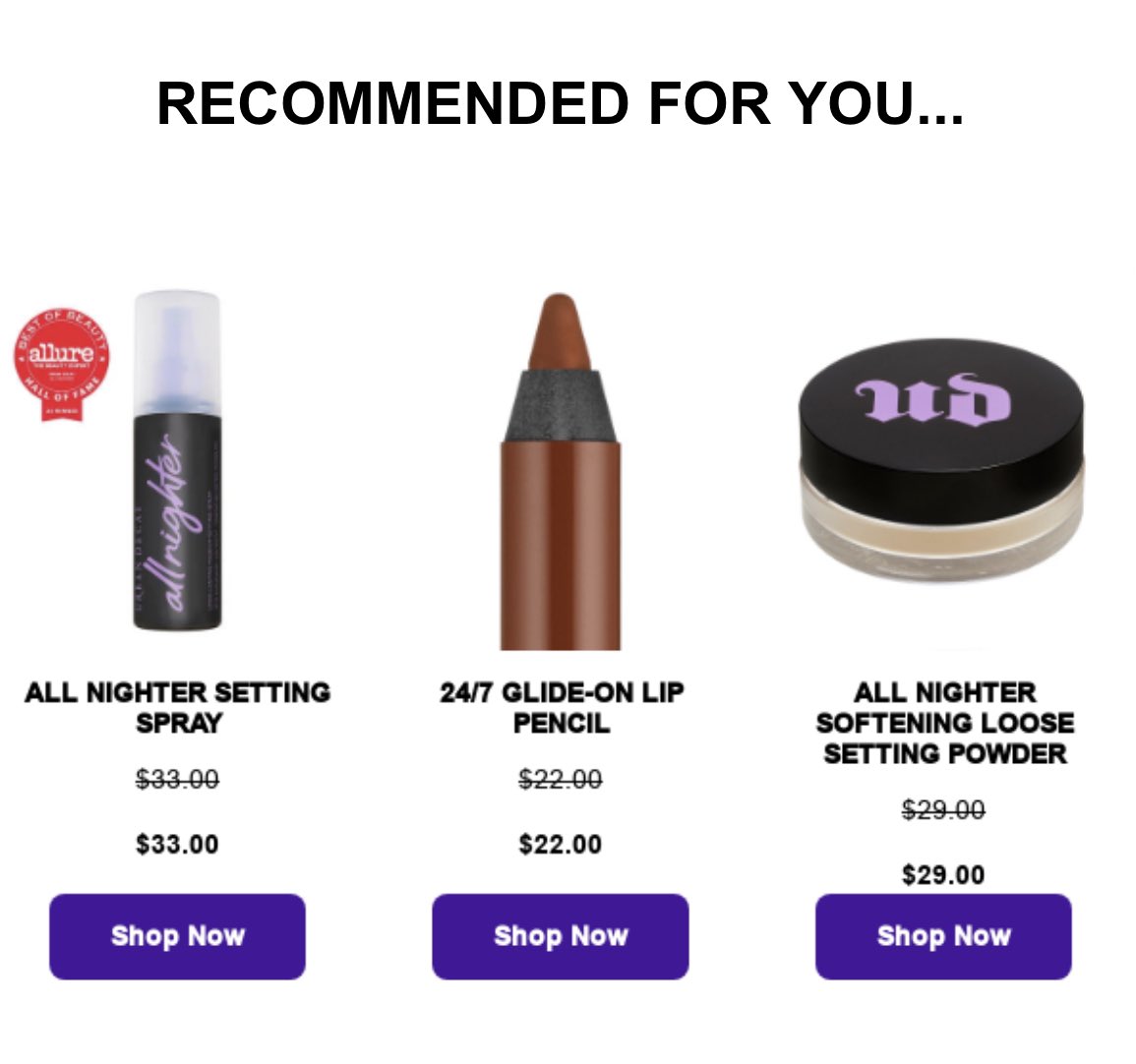 agabrown1's tweet photo. Such great new deals from Urban Decay this week!!@UrbanDecay https://t.co/qU4ahZ2H8S