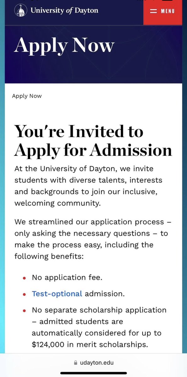 Cherrychristie2's tweet photo. University of Dayton🇺🇸 is offering fully funded scholarship.
📍No application fee required
📍No seperate application needed

(RT and Tag) https://t.co/ZDYRzKRVAp