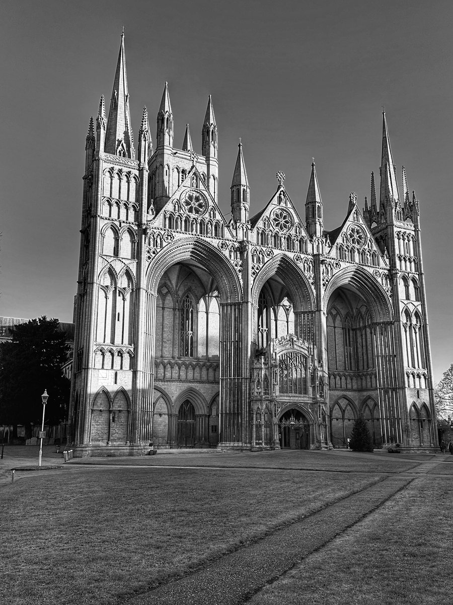 TobyWoody's tweet image. Peterborough Cathedral an hour ago - photo inspired by …
