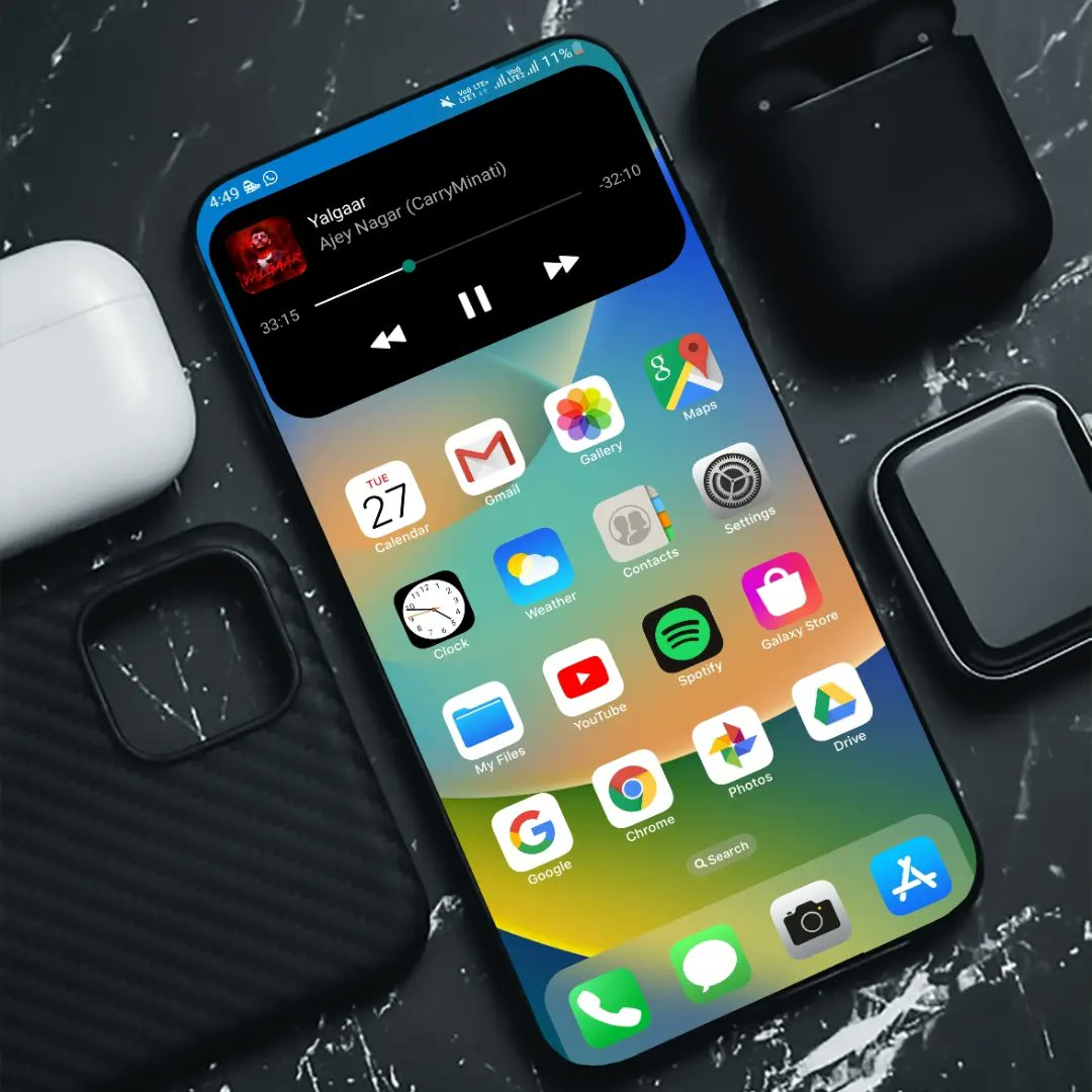 TheNovaSetup's tweet photo. Best Launcher For Android 
#iOS16

Launcher - iOS 16 Launcher 
Wallpaper - https://t.co/zGL75XHlGf…
Watch Full Video Tutorial Here 
https://t.co/b3QWAYQLl3 https://t.co/iaF278iZNb