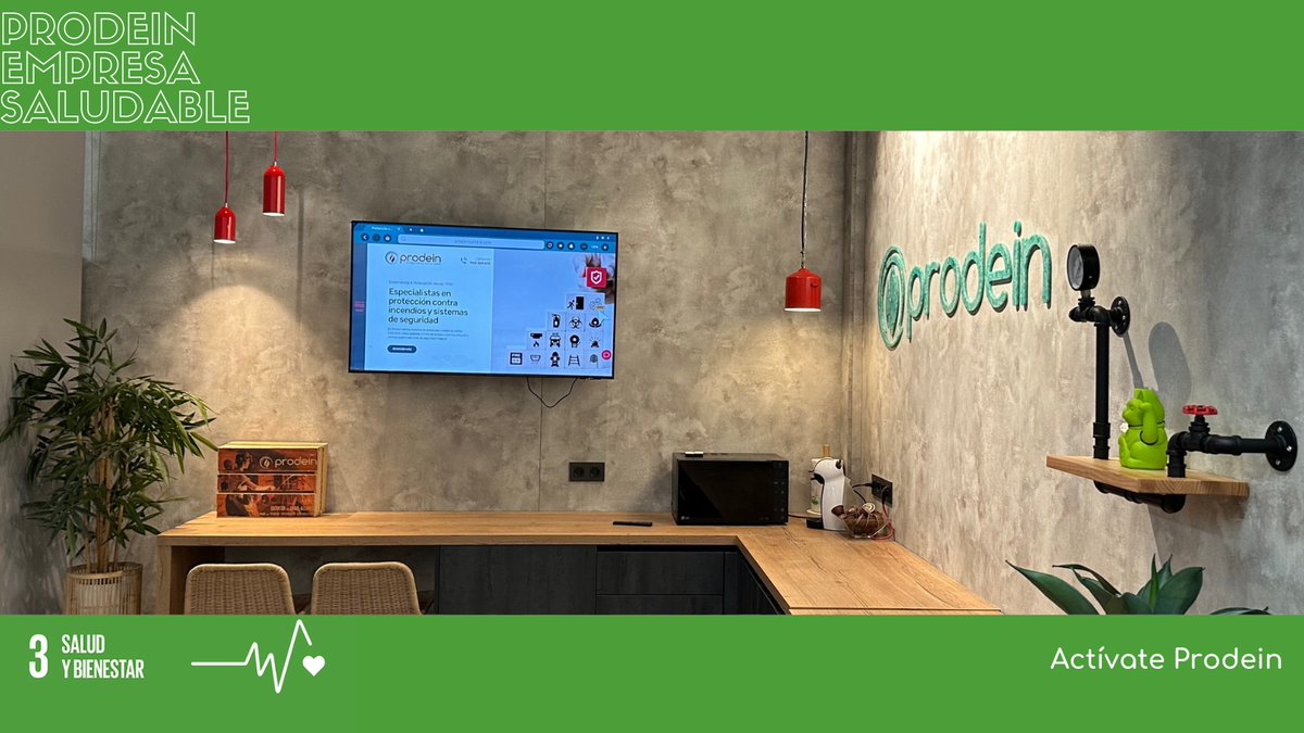 prodeincendio's tweet photo. 👉 Os presentamos el nuevo Espacio Saludable de Prodein:
✅ Un espacio sostenible, respetuoso con nuestro planeta y que estamos deseando estrenar.
🤗😉🥳👌🤩
@thegravitywave, #WeekUp, @cocinARTEpamp,
@florestorrens, @Potsdam_Deco https://t.co/uM3dZZuRS3