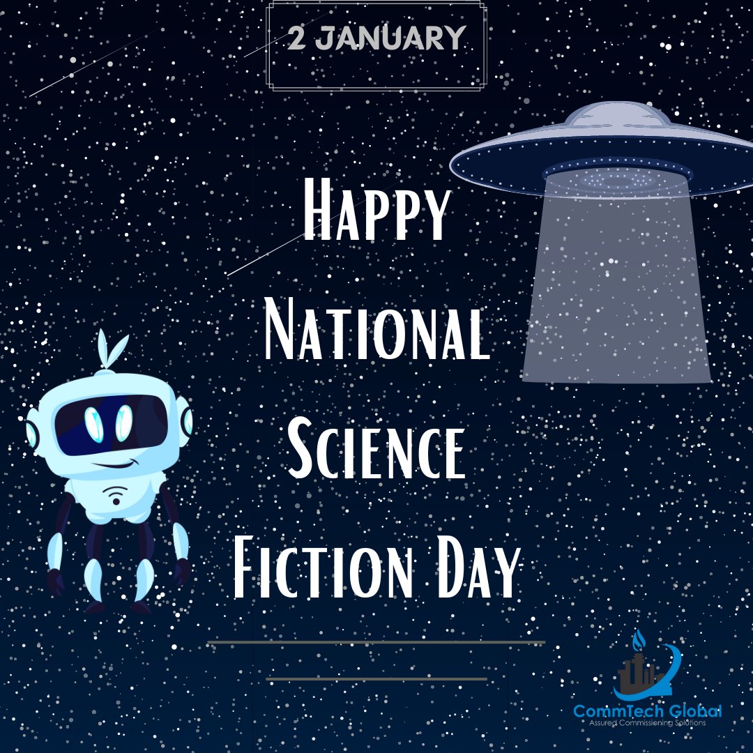 'May the force be with you.' (Obi-Wan Kenobi, Star Wars)

Share your favorite science fiction movie in the comments! 

 #nationalsciencefictionday #sciencefiction #sciencefictionart #sciencefictionbooks #sciencefictionday #sciencefictionmovies #commtechglobal