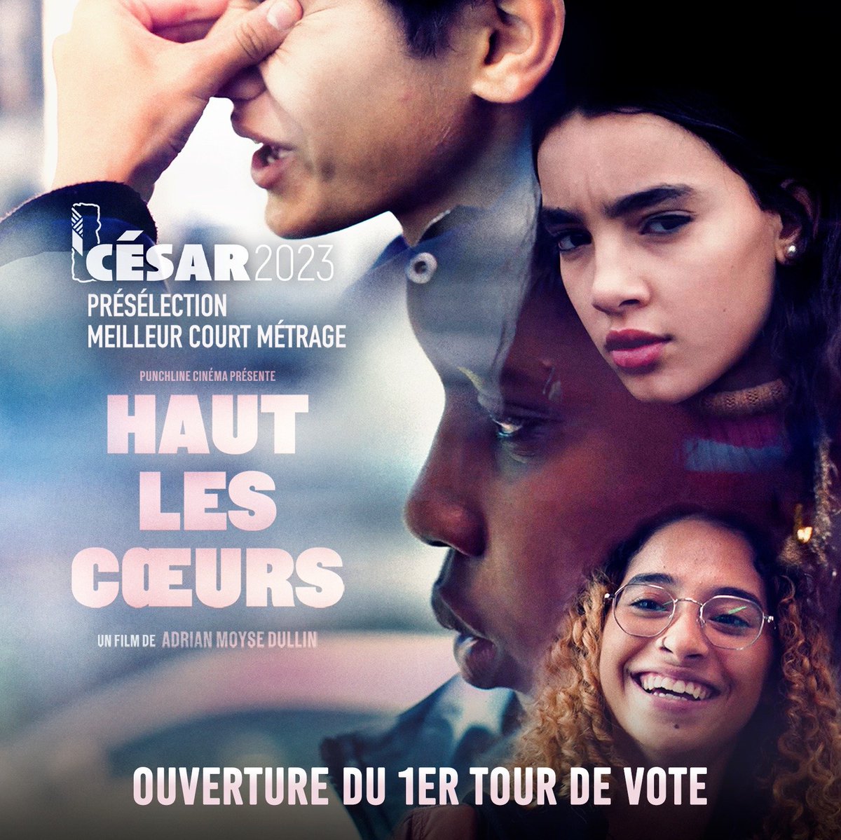 🔹 Ouverture du 1er tour de votes - #Cesar2023 !

#HautLesCoeurs d'#AdrianMoyseDullin présenté en compétition au <a href="/Festival_Cannes/">Festival de Cannes</a>, au <a href="/sundancefest/">Sundance Film Festival</a> &amp; présélectionné aux #Oscars, est éligible au César du Meilleur Court Métrage de Fiction 👉 bit.ly/HAUTLESCOEURSC…

@Les_Cesar