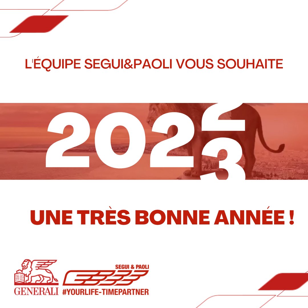 Toute l'équipe SEGUI &amp; PAOLI vous souhaite une très #bonneannée #2023 ! 🎉
