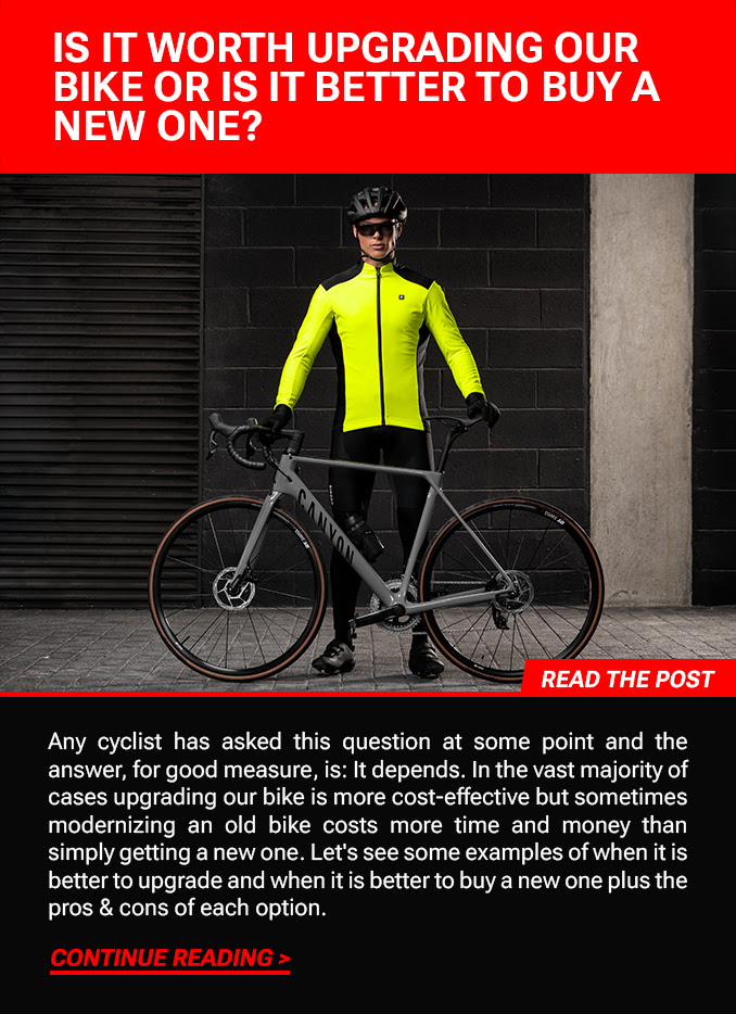 IS IT WORTH UPGRADING OUR BIKE OR IS IT BETTER TO BUY A NEW ONE? fave.co/3ChTSwd