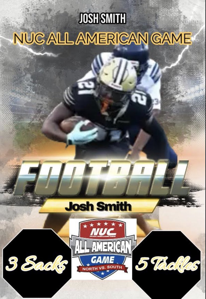 Everyone help me congratulate @josh_smith30 on a great showing at the NUC All American game proud of you!