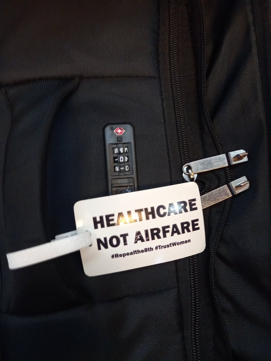 I will continue to use my #healthcarenotairfare until no pregnant person has to leave Ireland for access to wanted care.

#repealedthe8th #trustwomen <a href="/TFMRIRE/">TFMR Ireland</a> <a href="/freesafelegal/">Abortion Rights IE</a> <a href="/LeanbhMoChroi/">LMC Bereavement Support (formally Leanbh Mo Chroí)</a>