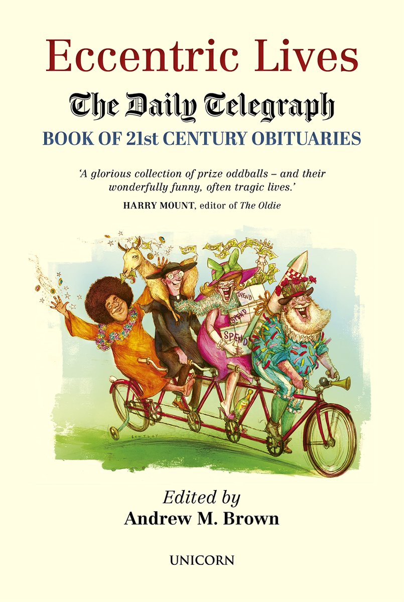 sandboxworld's tweet image. sandboxworld.com/eccentric-live… 
Eccentric Lives: The Daily Telegraph Book of 21st Century Obituaries collects some of the best wry obits. You know it is not polite to talk ill of the dead. #dailytelegraph #obits #funny #sandboxworld