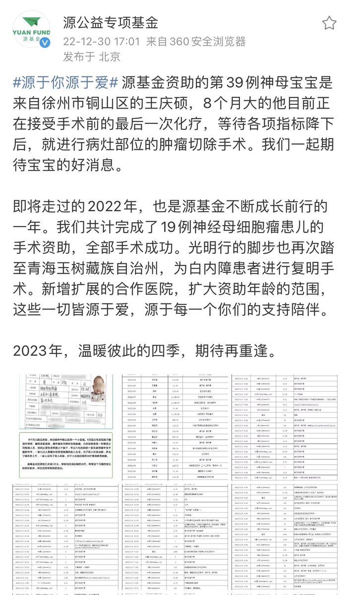 RoyWangGlobal's tweet photo. 源公益专项基金 #YUANFUND

The 39th case sponsored by yuan fund is 8-month-old Qingshuo, he’s undergoing the last chemotherapy before surgery and will have tumor removed once markers go down, we await the good news👼🏻❤️

https://t.co/8Z6kin2t9o
#王源 #WangYuan #TFBOYS #หวังหยวน https://t.co/xKni6oNYtC