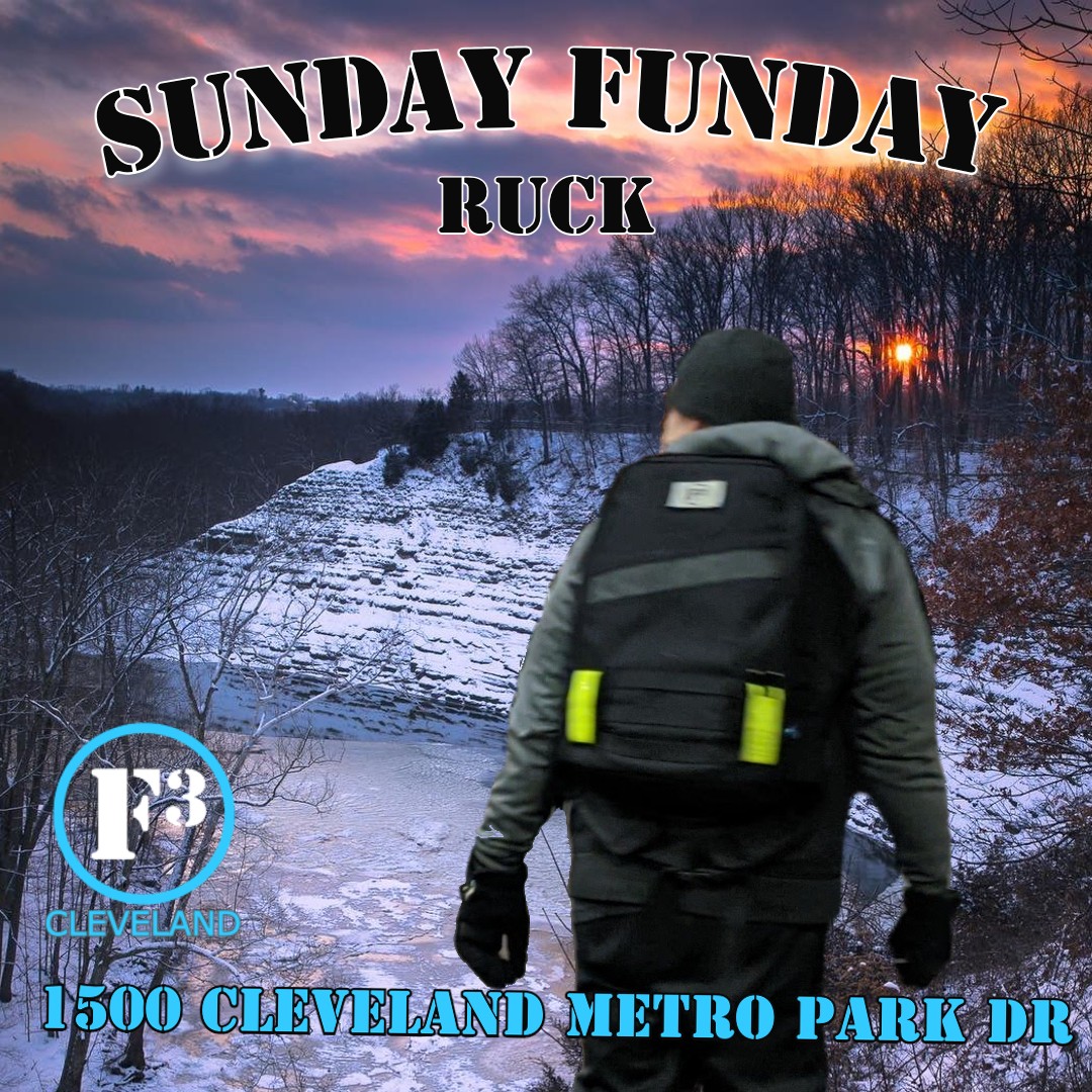 F3Cleveland's tweet photo. Sunday "Funday" Ruck now leaving from the emerald necklace marina every Sunday. 

#f3river #f3cleveland #f3nation
#ruck #rucking #goruck #clevelandarearuckingcrew #sundayfunday #hiking #cleveland https://t.co/waQ2l0edOA