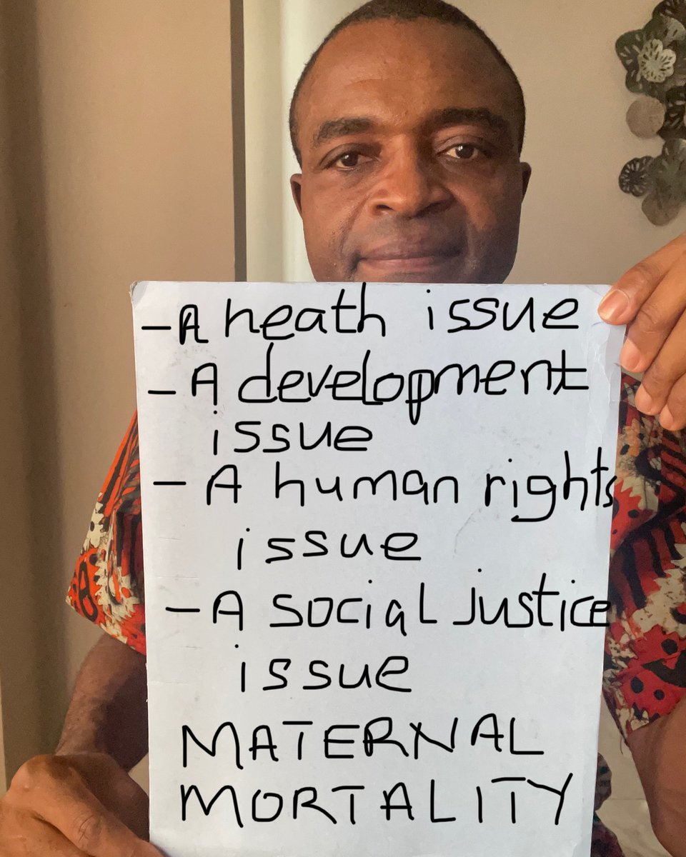 Mothers dying during childbirth is not just a health issue…

It’s also a development issue!

… a human rights violation!

… a marker of social injustice!

#EndMaternalDeaths