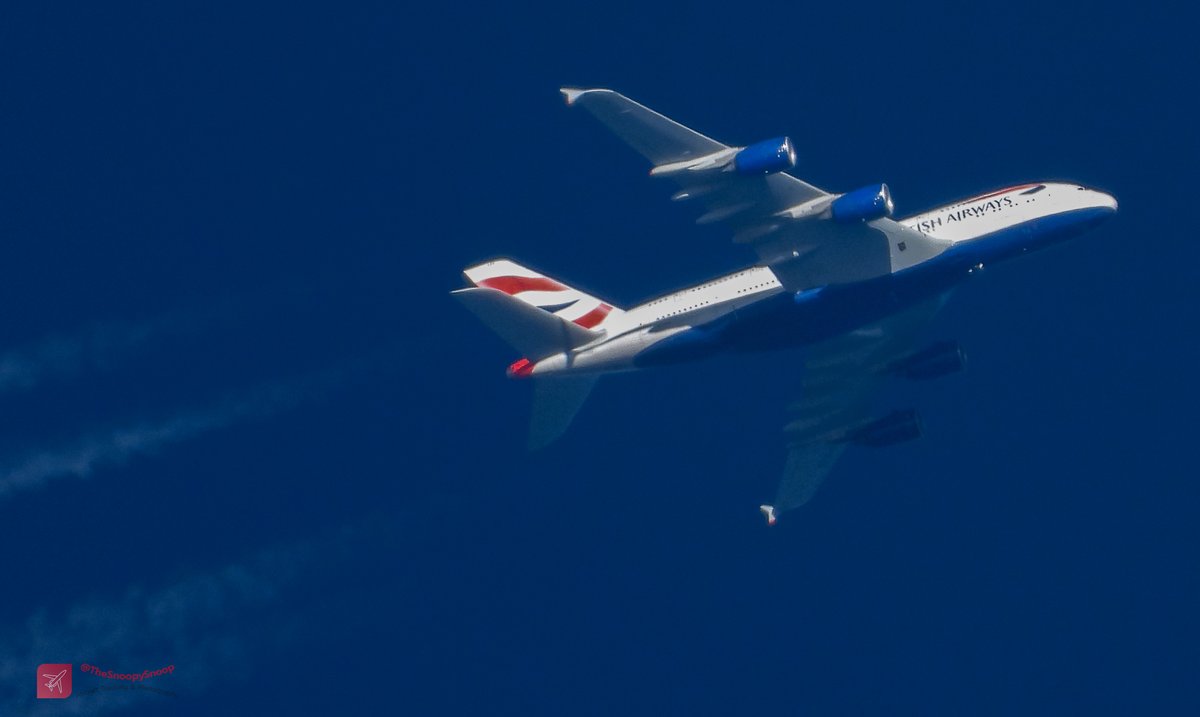 TheSnoopySnoop's tweet photo. #BA268 🇬🇧 British Airways
Airbus A380-841, G-XLED
39,000ft (7.4miles), 559mph, LAX/LHR

#AvGeek #planespotting #aviation #aviationphotography @British_Airways https://t.co/4RDURwcD0r