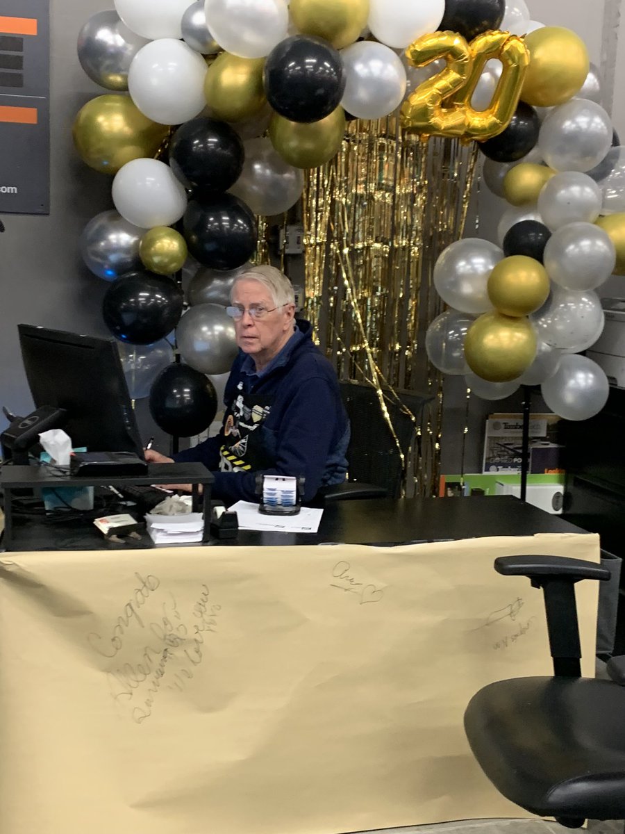 It takes a village and Mr Allen Walker @ #Dreamteam2217 #cheearsto20years 🎉