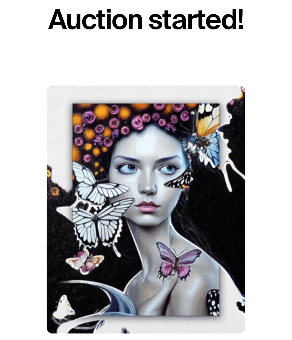 deriniti's tweet photo. 🚨 LIVE AUCTION ALERT 🚨

I'm so excited to announce that @kool8ear has just kicked off an auction for "Metamorphosis" on #Foundation! 🥳

First bid of the New Year! LG! 🔥
Thank you so much my kool friend, I truly appreciate you! ❤️🤗

Link to NFTs &amp; full animation below! 👇 https://t.co/07GB62MoaK