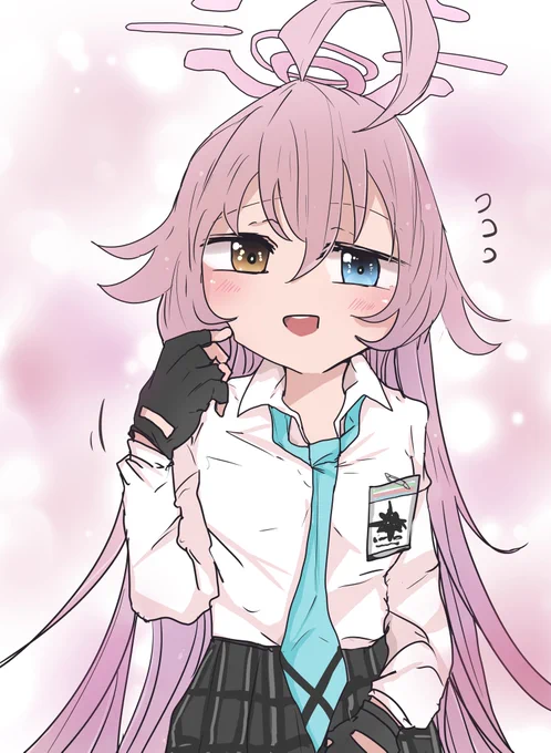ホシノ誕生日おめでとわず絵 出、出〜〜〜〜!「うへへ〜覚えててくれてたの〜?」って嬉しそうにして欲し奴〜〜〜〜〜 