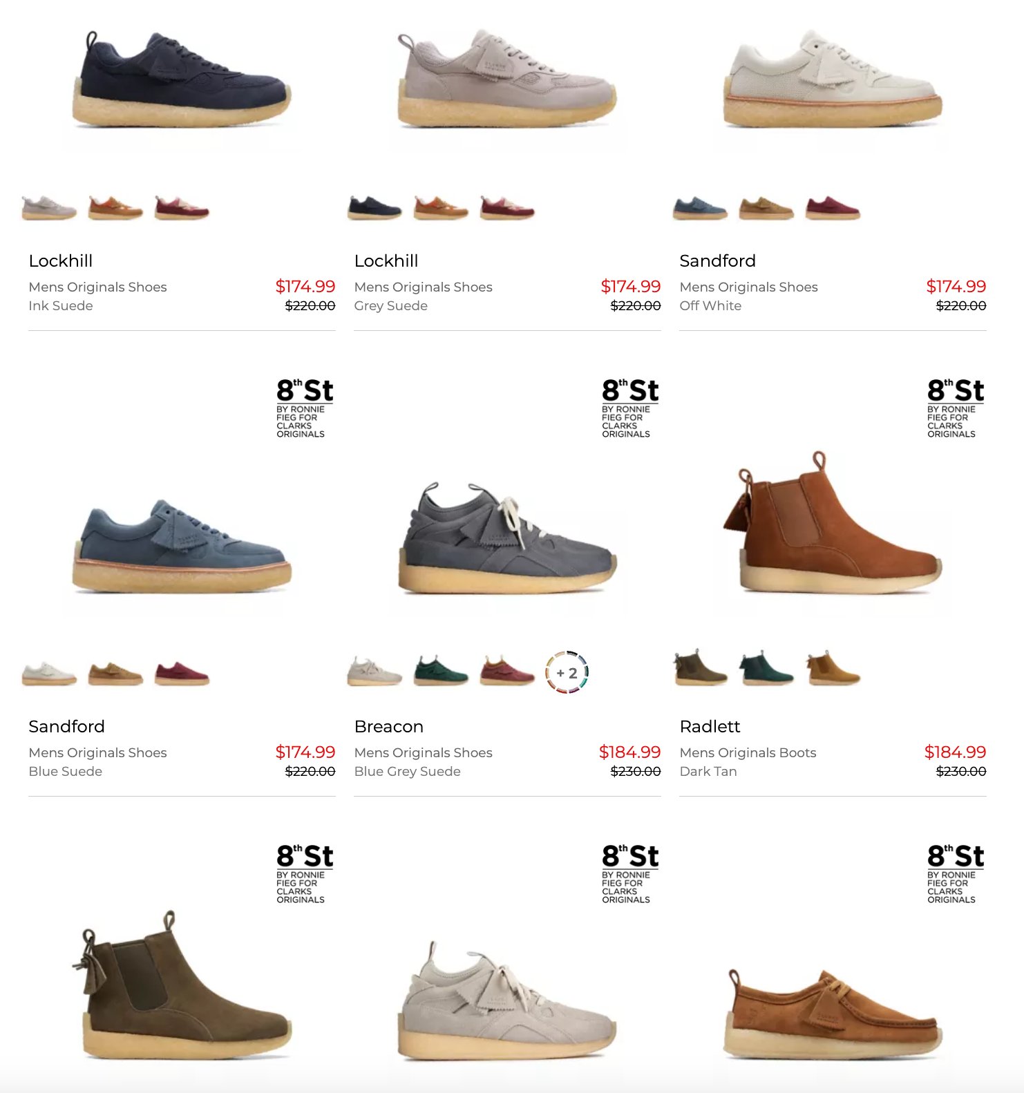Types of clearance clarks