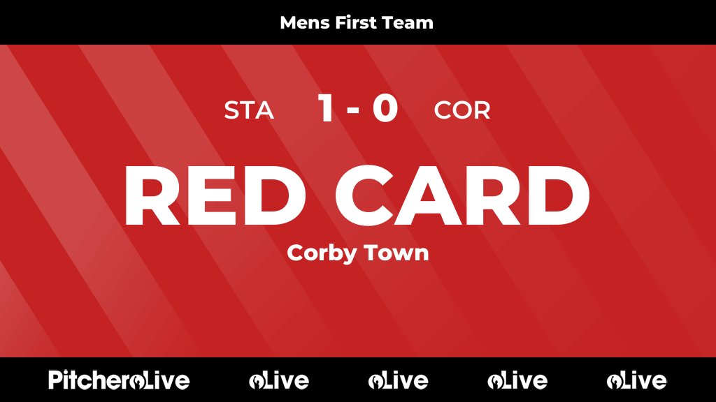 StamfordAFC1896's tweet image. 68&apos;: A player is sent off for Corby Town No4..
#STACOR #Pitchero
pitchero.com/clubs/stamford…