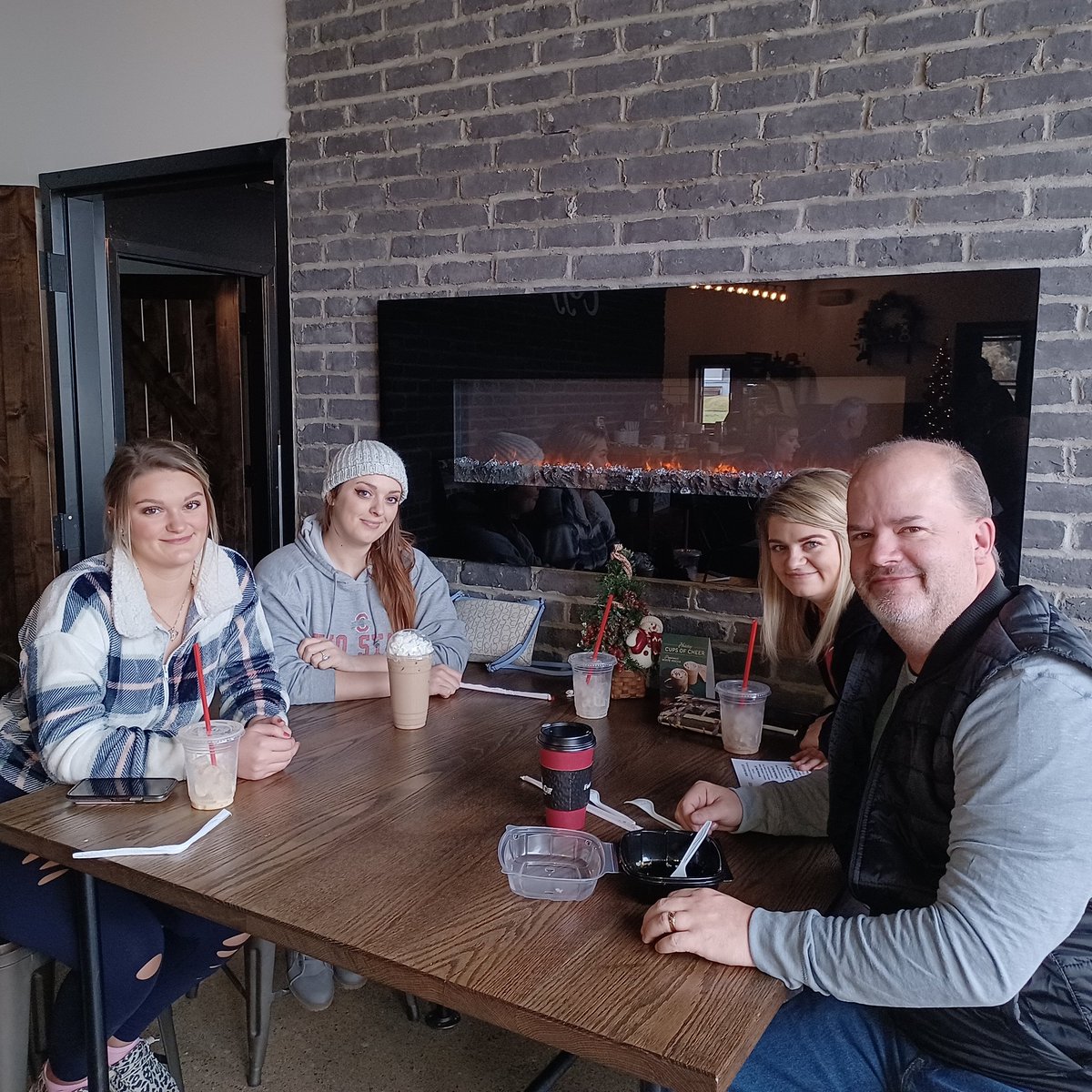 Millersport Coffee...we just can't get enough! Here with ALL of my girls!! Great way to start the day! #girldad #luckydad