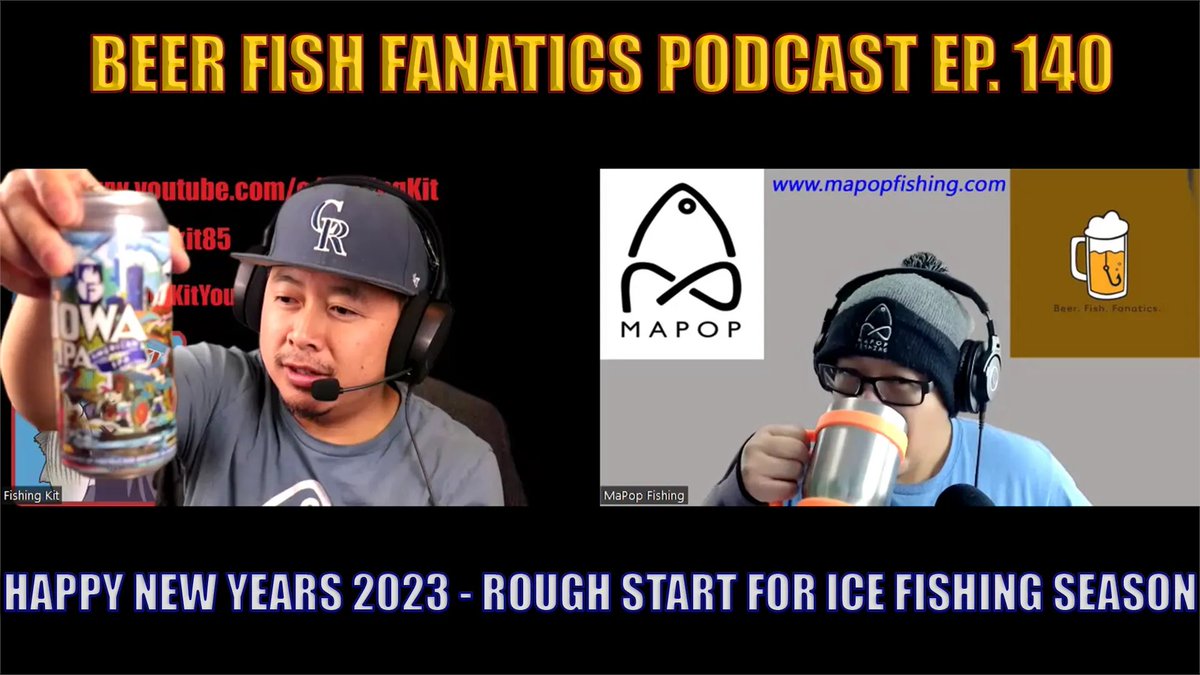 Ice fishing has gotten started around Central Iowa but it's been a rough start for BFF. We recap our first outings so far this year and talk some ice camping. CHEERS!

📺 youtu.be/9XlNd60yaGQ
🎧 beerfishfanatics.buzzsprout.com
#fishing #fishinglife #fish #CraftBeer