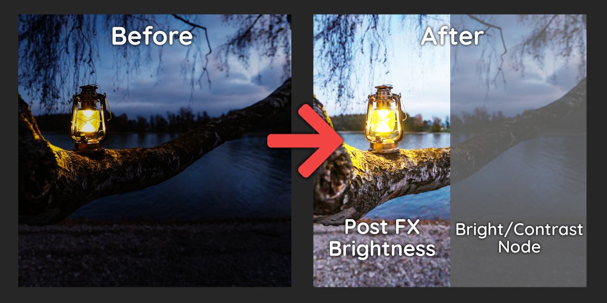 ThaTimst3r's tweet photo. Blender's Bright/Contrast node is kinda terrible...
Good thing there is a free alternative 😉
https://t.co/kIBDkTzzTf
#b3d #postfx https://t.co/dzkeVIRfO3