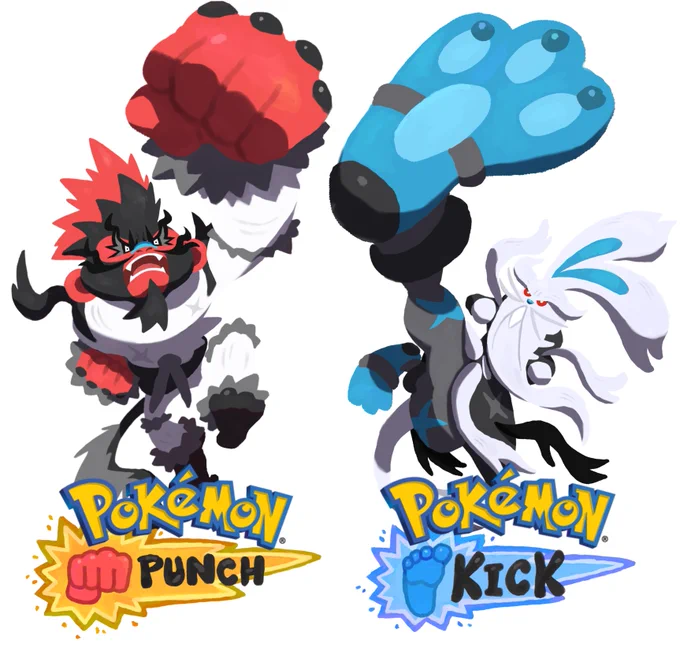 Pokemon PUNCH &amp; Pokemon KICK!!! - Meet the legendary   Fighting/DarkKung  Fighting/ Flying 
