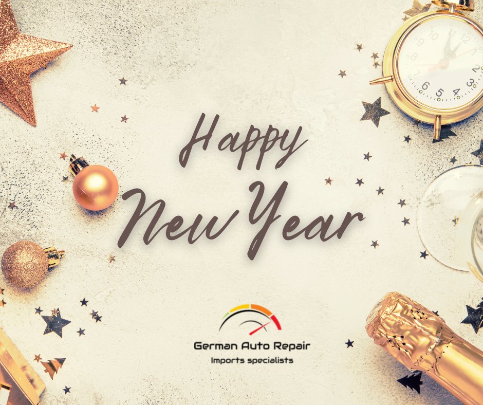 wefixgeramans's tweet photo. Health and happiness to you and yours in the new year ahead. #germanautorepair #wefixgermans https://t.co/URHPeC3yHu