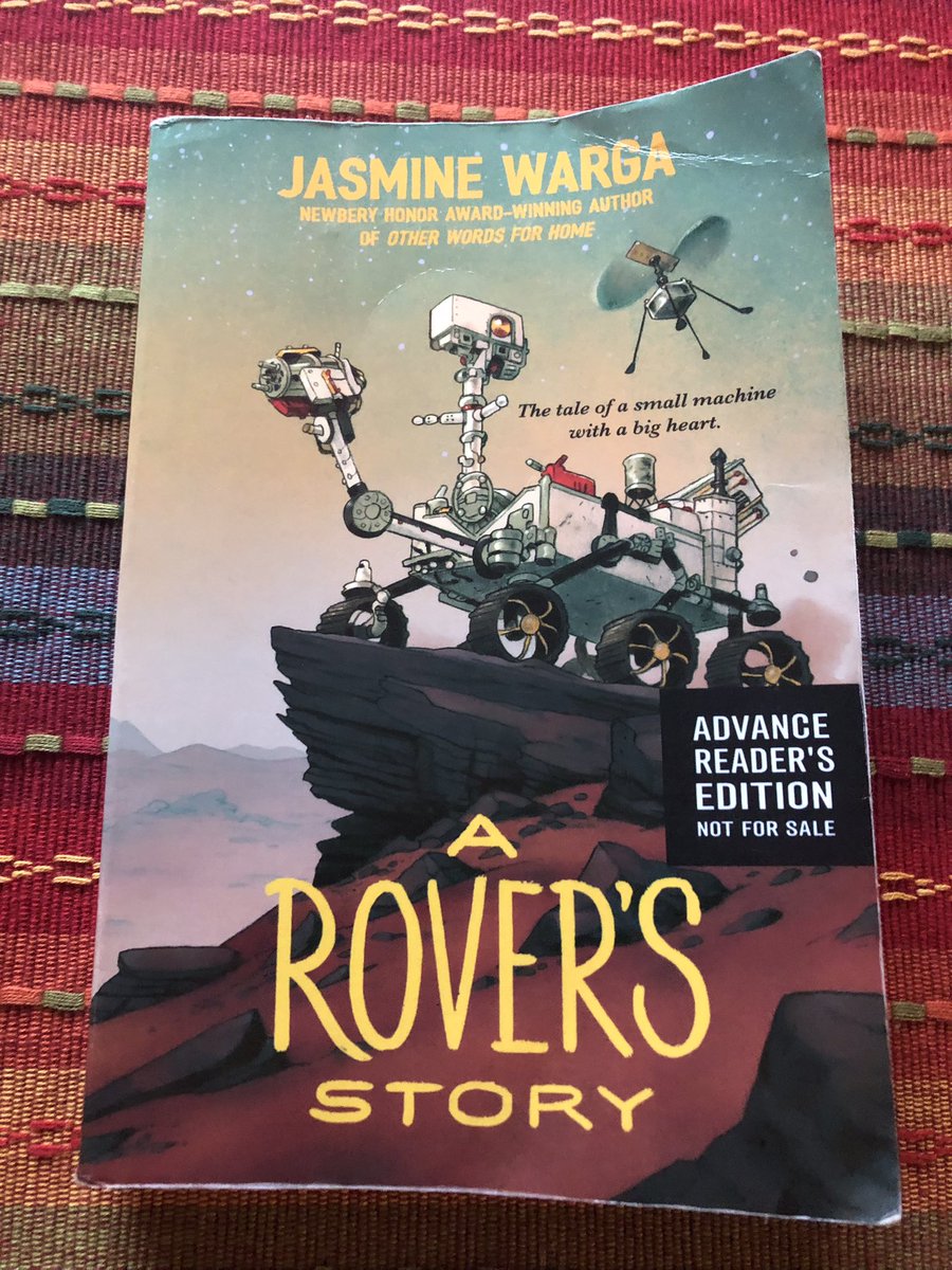 kellyanne1905's tweet photo. How I’ve been waiting for this one!
A new science MG book to enjoy - there’s a lot of buzz from the #bookposse about A Rover’s Story!
@jasminewarga @BalzerandBray #SolarSystemAmbassadors @NASAPersevere #Ingenuity https://t.co/TXbje1wD7I