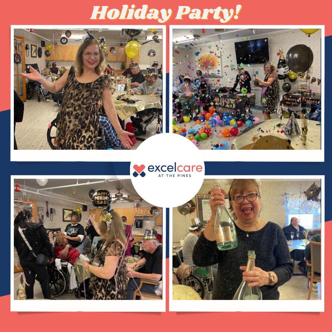 excelpines's tweet photo. Residents at ExcelCare Pines definitely know to have a New Year Blast!

Thanks to our staff for hosting an amazing party while making all the necessary arrangements for our residents' 2023 celebrations.

We wish you all a happy 2023!

#NewYear2023 https://t.co/cJOwZiZ68n