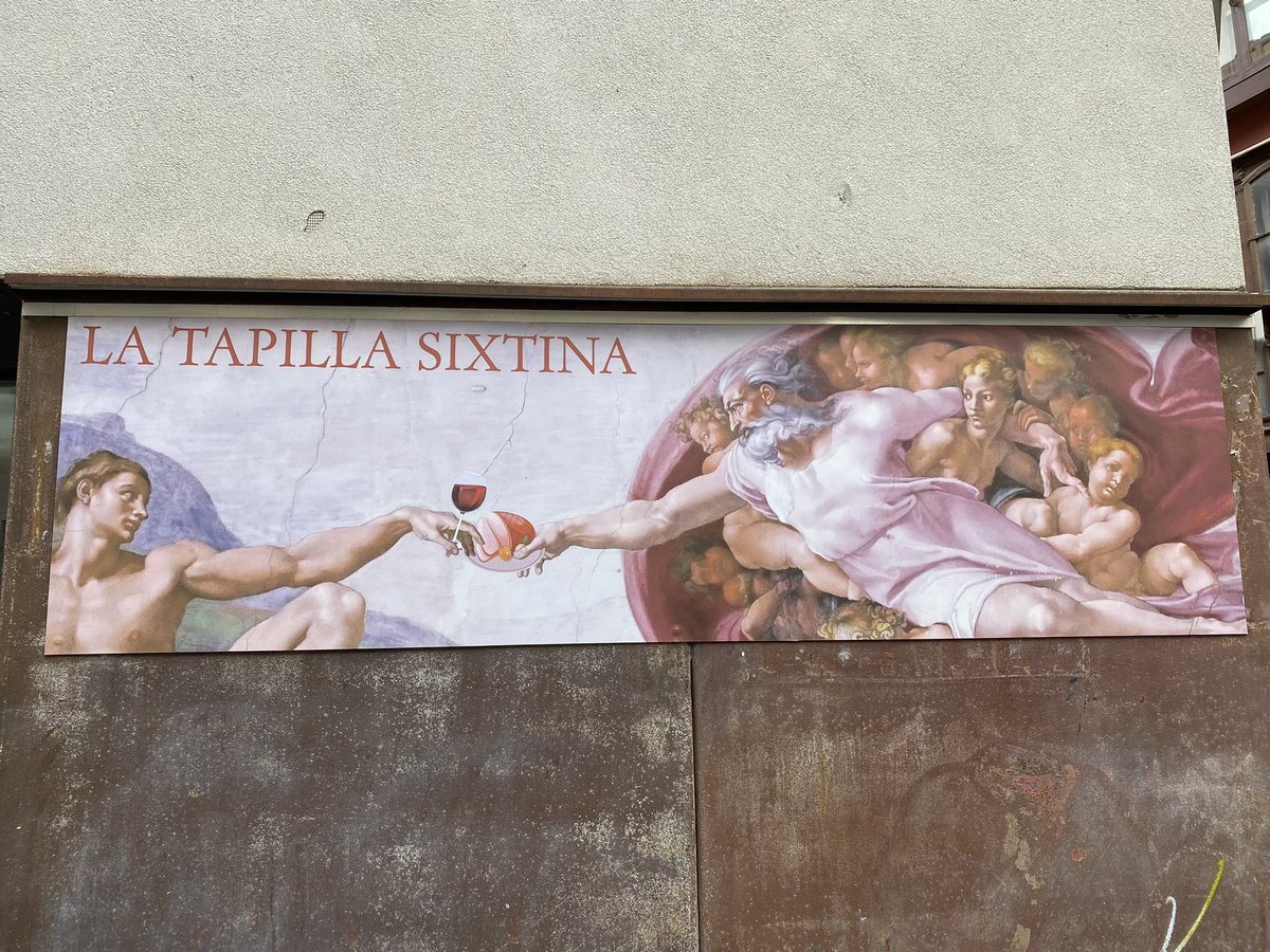 aiguan's tweet photo. @MastersOfNaming Segur que ja el tens però per si de cas… La Tapilla Sixtina, Vitoria Gasteiz. https://t.co/yxfxDsaCXB