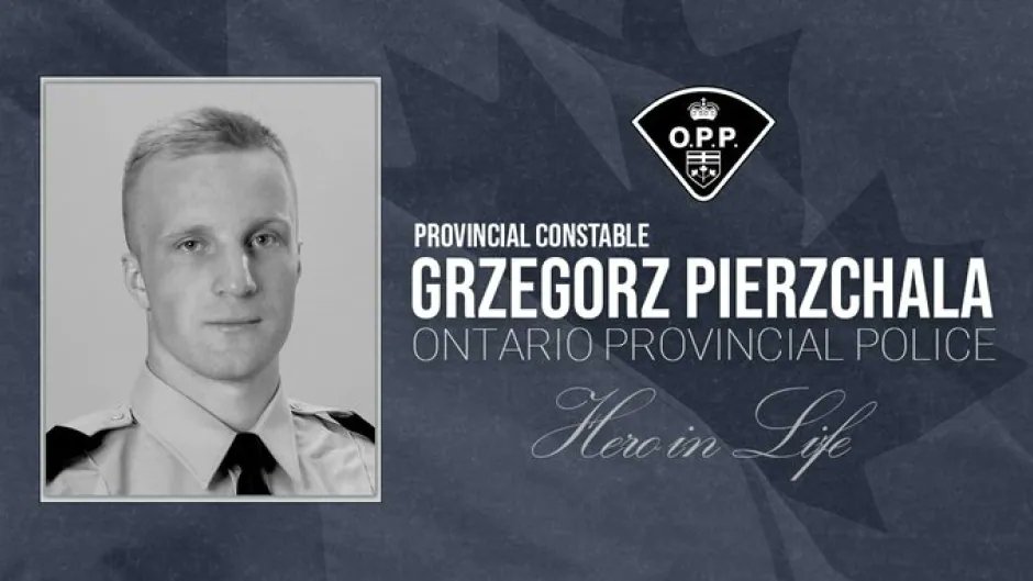 The funeral for #OPP Constable Grzegorz (Greg) Pierzchala will be held on Wednesday January 4th at 11:00am at the Sadlon Arena in #Barrie.