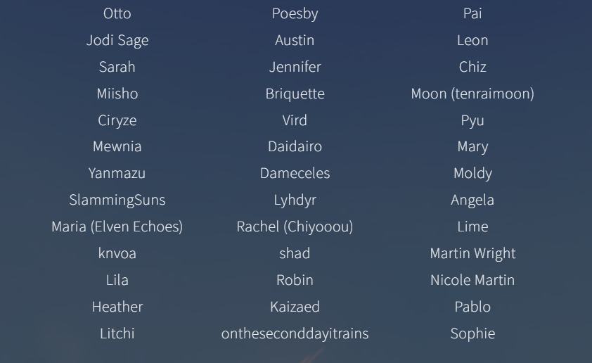 tosrcountdown's tweet photo. Hey everyone!

Tales of Symphonia Remastered is now just a little over a month away. To celebrate, our countdown will be a month-long event, starting✨January 17, 2023! ✨

Here are our contributors for the countdown. Totaling 78 artists, 9 writers, 10 cosplayers, and 1 musician! https://t.co/eI6khqMP1g