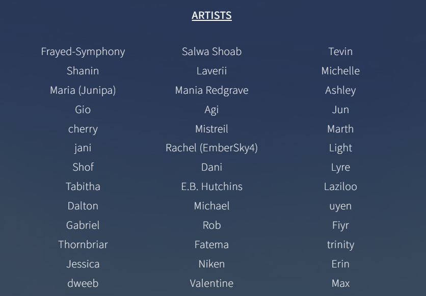 tosrcountdown's tweet photo. Hey everyone!

Tales of Symphonia Remastered is now just a little over a month away. To celebrate, our countdown will be a month-long event, starting✨January 17, 2023! ✨

Here are our contributors for the countdown. Totaling 78 artists, 9 writers, 10 cosplayers, and 1 musician! https://t.co/eI6khqMP1g