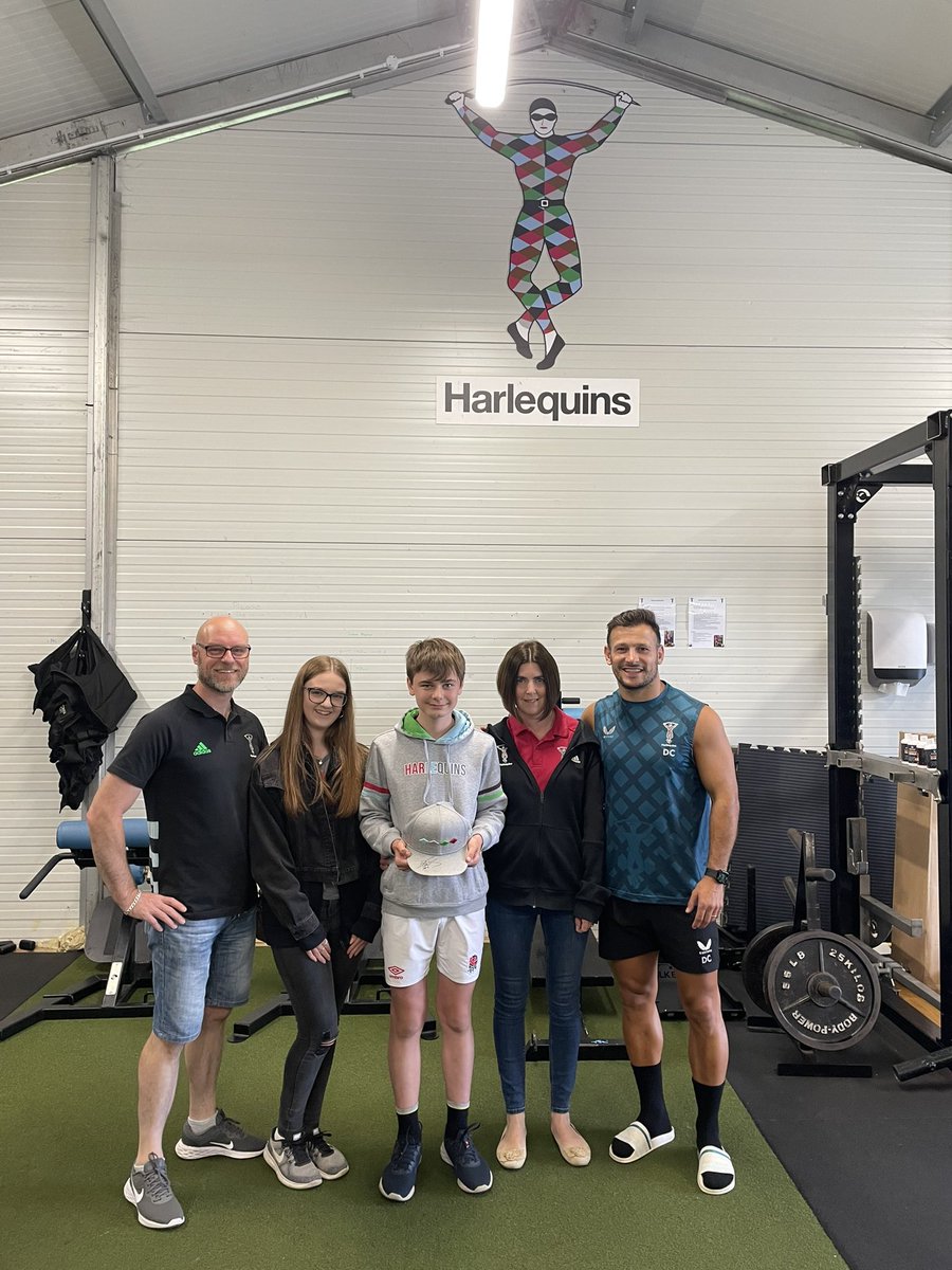 Happy Birthday to William’s rugby hero <a href="/dannycare/">Danny Care</a> 
We will always remember the day we met you. The best day of William’s life. 
Thank you for all your support.