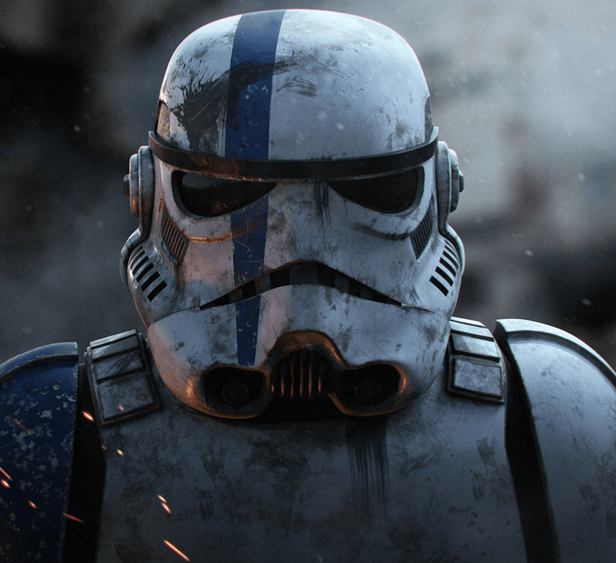 starwarstufff's tweet photo. AHSOKA will feature Stormtroopers with reforged armour in a similar style to Kylo Ren's helmet in Episode IX! 

Instead of red cracks, the troopers have what has been described as 'golden cracks'

(@MakingStarWars https://t.co/KXzOYmF4nQ) https://t.co/S0gUTehVcv