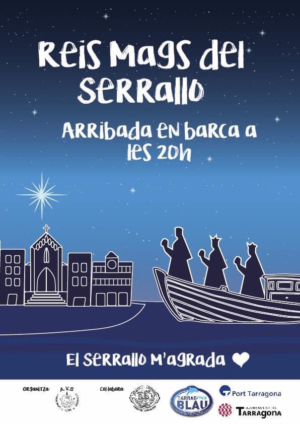 Els Reis Mags del Serrallo arriben en barca a les 20 !!! #elserrallo #tarragona #portdetarragona