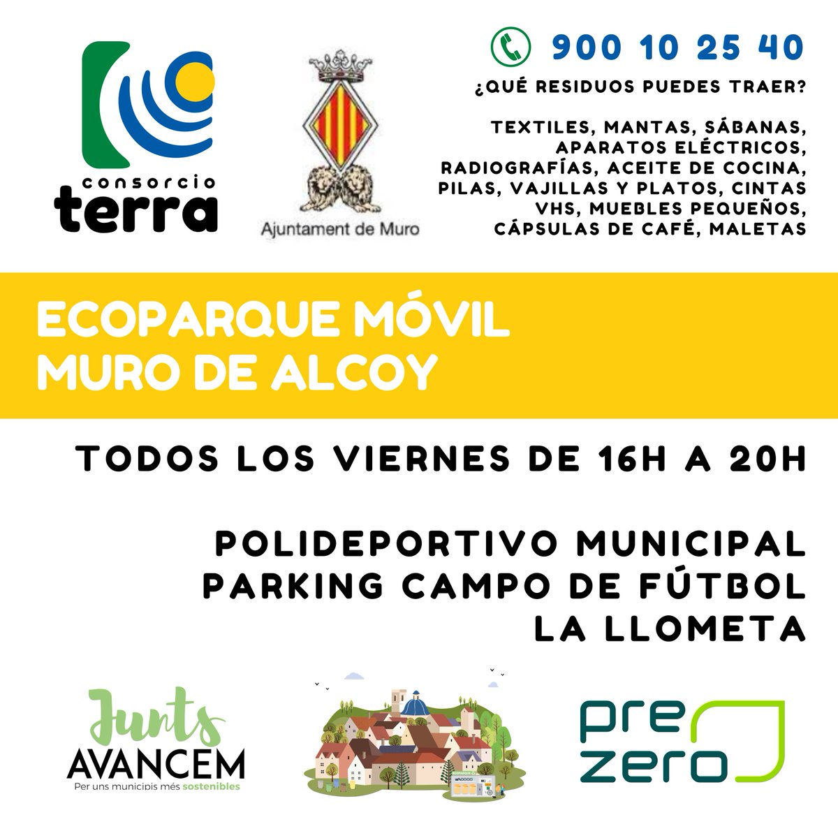 RSU7A2's tweet image. #economiacircular cerca de ti #residuos #murodealcoy