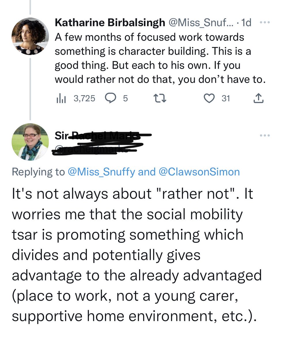Miss_Snuffy's tweet photo. This is what poor kids are up against: an attitude that says don’t work hard, because life isn’t fair.🙄

Don’t develop character, self-discipline and resilience.

Be a victim and fail.

Then we can insist government should give you more welfare.

Grotesque. https://t.co/ZBHuZrndjr