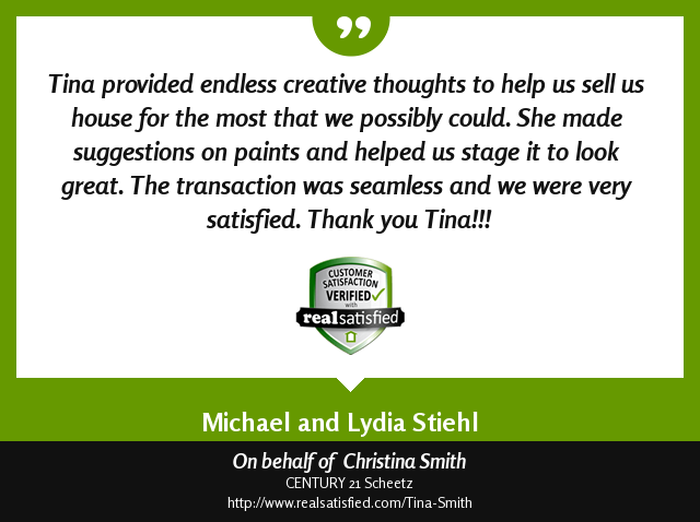 RealtorTinaS's tweet photo. Smiling from ear to ear as I read this wonderful recommendation.  https://t.co/dFHES6ofEm via @realsatisfied https://t.co/vDhLe81sO7
