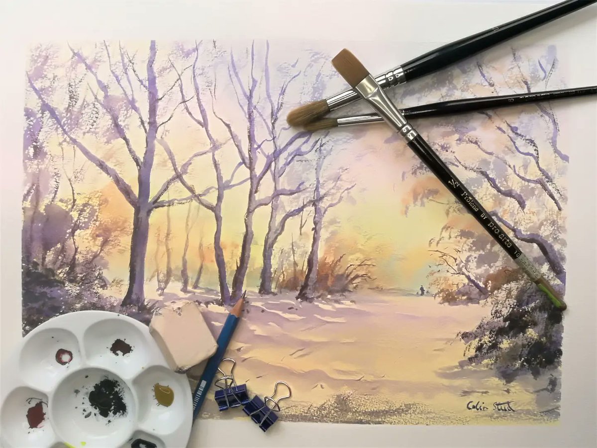 Tone and colour. It is very important to achieve a good watercolour. 
#colinsteedart1 #essexlandscapepainting #usaart #essexcountryside #watercolorart #art #explore #watercolourpainting #ukartist