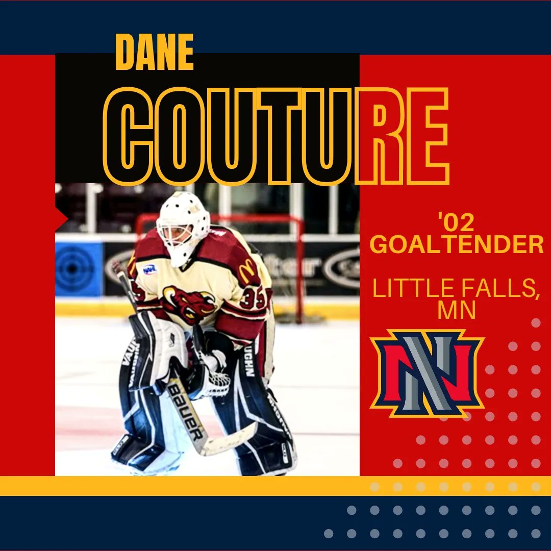 TRADE ALERT!
The Nighthawks have acquired goaltender Dane Couture from the Minot Minotauros of the NAHL. The Little Falls MN native has seen 12 starts this season with a 3.41 GAA and SV% of 0.881. Welcome aboard Dane! #takeflightMJ #theMJ #tradealert

📸 Minorauros Hockey