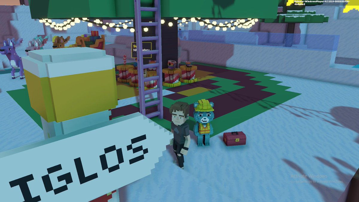 SandyCl80342975's tweet photo. @TheSandboxGame @carebears I found a @carebears blue construction worker in Merry Beary Winterfest! 👷🐻 #SeasonsGreetingsTSB https://t.co/VOfgFRMHC8