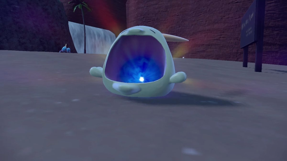 GeekyGamerZack's tweet photo. The universe began not with a bang, but with the symphonic rumble of a literal stomach with a face, burping the primordial alphabet soup into existence, and founding the sacred Way of the Milky... #PokemonScarletViolet #NintendoSwitch https://t.co/2LqQSLOHtU