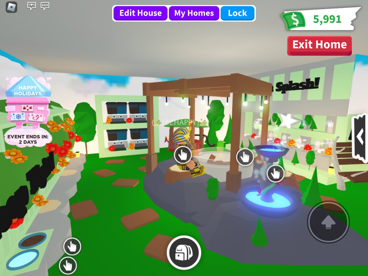 BeHappyAndStay1's tweet photo. 🌳🌺🐶My adopt me pet levelling garden. #adoptme #roblox #adoptmebuilding #ropets https://t.co/RmJnYpp9BJ